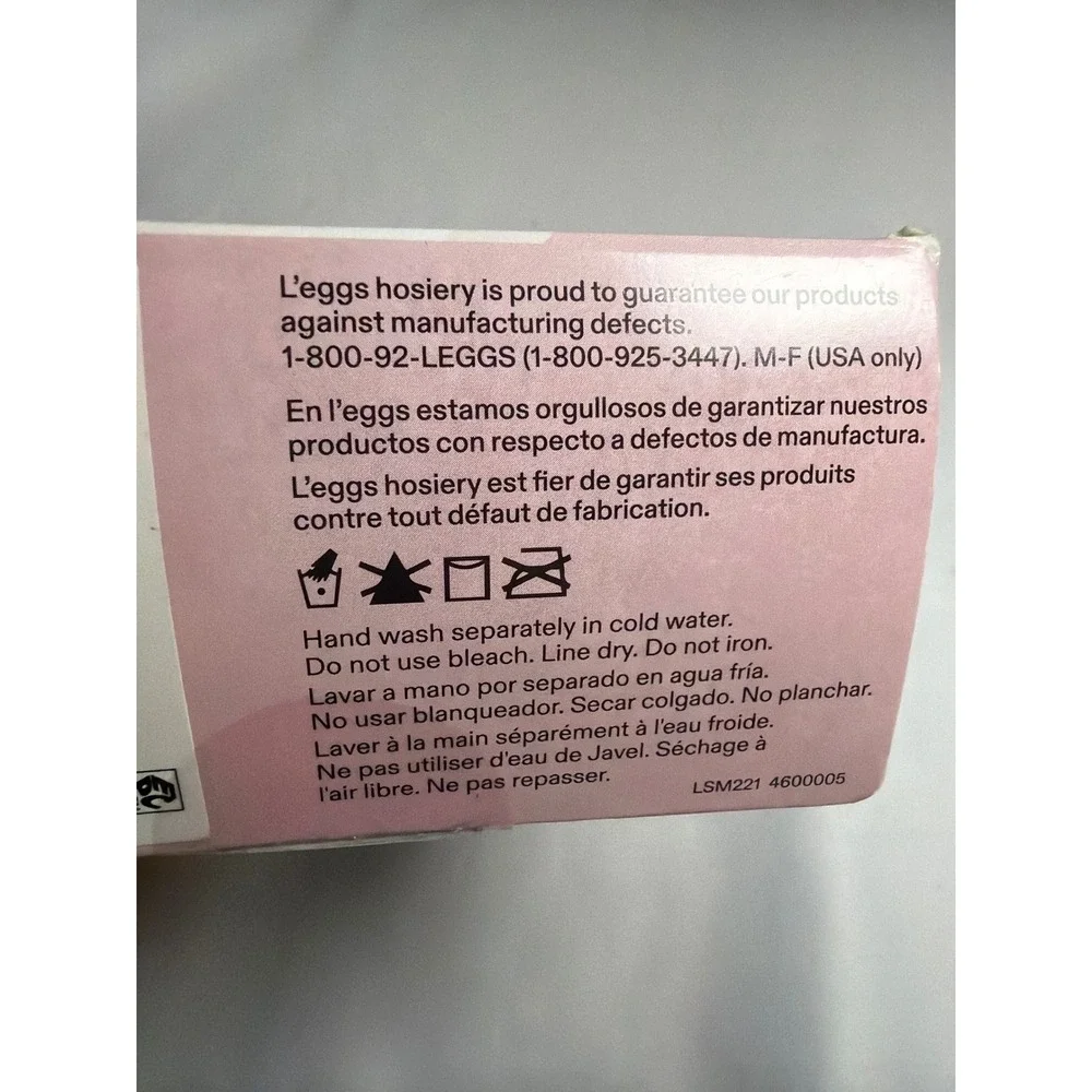 L'eggs Silken Mist‎ Near Invisible Tights Women Q+ Jet Black 2 Pairs Control Top